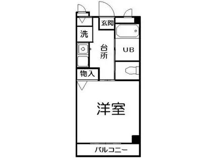 モラダ駒込(1K/3階)の間取り写真