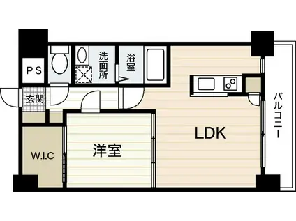 MARIONETTE VII(1LDK/3階)の間取り写真
