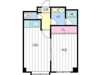 ALLEZ麻生 (1LDK/4階)の間取り写真