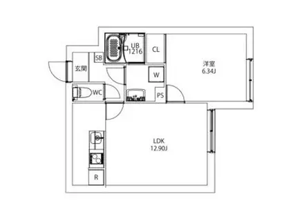 MAXIV CITY文京小石川(1LDK/B1階)の間取り写真