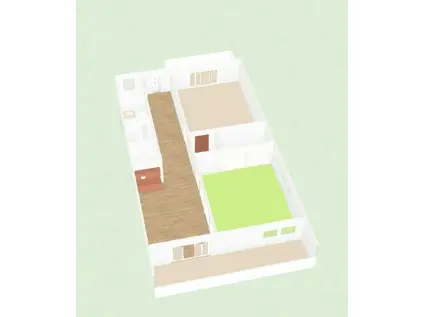 ライオンズマンション姪浜第2(2DK/5階)の間取り写真