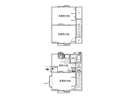 SUN上星川(3DK/1階)の間取り写真