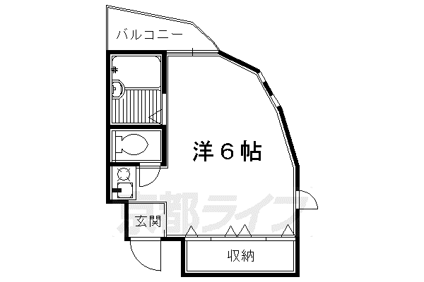 ルモンド安町(ワンルーム/3階)の間取り写真
