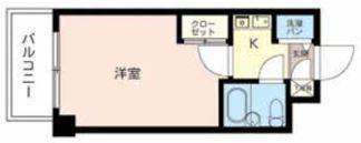 ベルトピア手柄V(1K/3階)の間取り写真