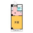 第2足立ビル(ワンルーム/2階)の間取り写真