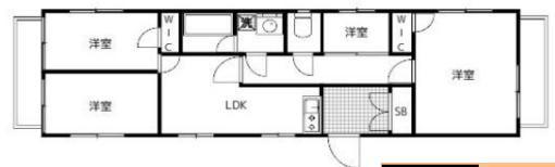 サン田端(3LDK/8階)の間取り写真