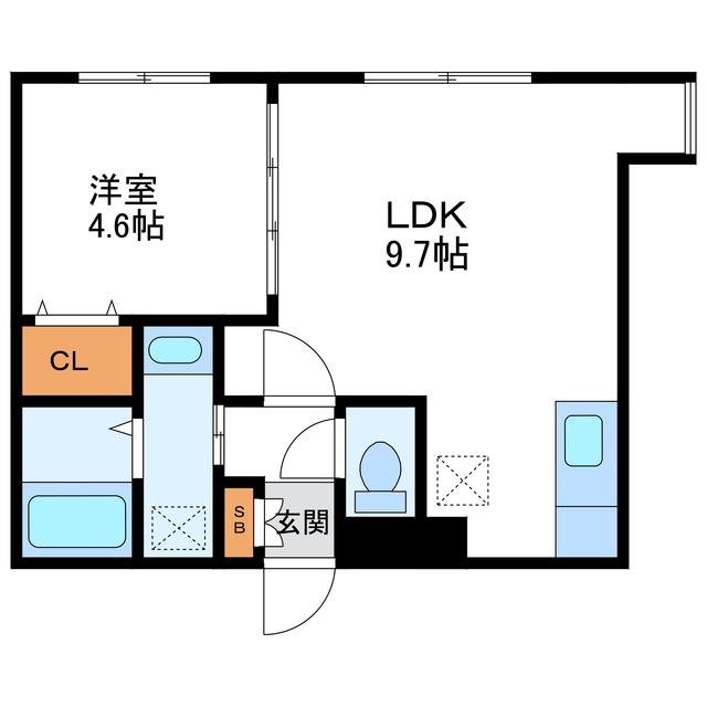 KS KOWA N20 ケイズコワN20(1LDK/3階)の間取り写真