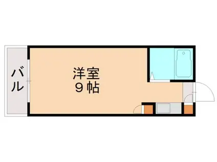 TAKAビル光明(ワンルーム/6階)の間取り写真