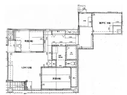 浜松メディカルパークビル(2SLDK/6階)の間取り写真
