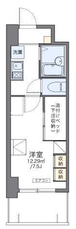 レオパレスGREENHILL(1K/10階)の間取り写真
