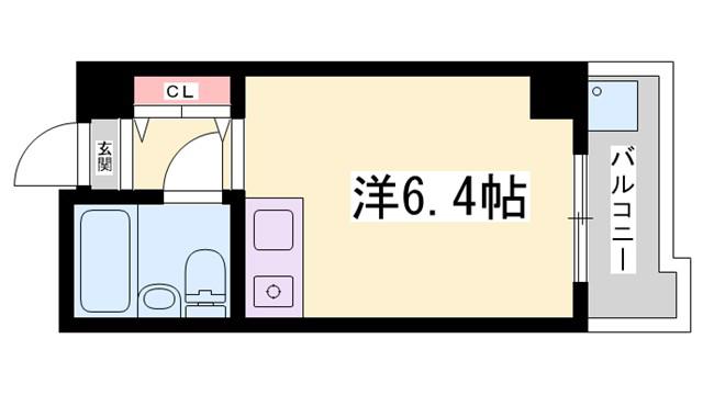 アーバンおの(ワンルーム/3階)の間取り写真