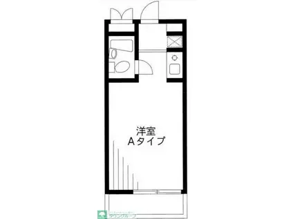 ITマンション日吉(ワンルーム/4階)の間取り写真