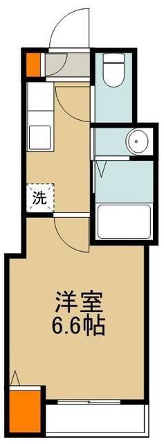 マハラニワイズ(1K/1階)の間取り写真