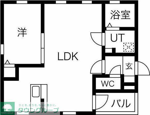 LEO ARIES 大曽根(1LDK/3階)の間取り写真