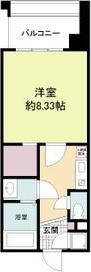 フォレステージュ江坂公園(1K/6階)の間取り写真