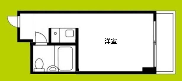 ビジネスVIP第2新大阪(ワンルーム/6階)の間取り写真