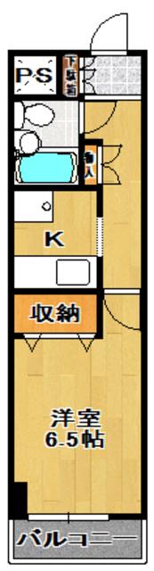 NOVA東口ビル(1K/3階)の間取り写真