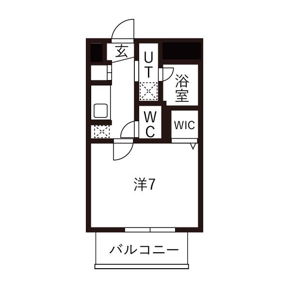 DELCCSSHINAGAWA デルクスシナガワ(ワンルーム/4階)の間取り写真