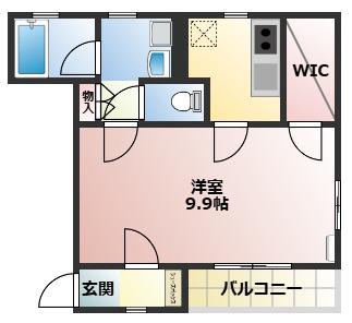 篠原コーポラス2(1K/2階)の間取り写真