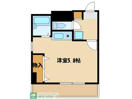 ニューハイツサトウ(ワンルーム/3階)の間取り写真