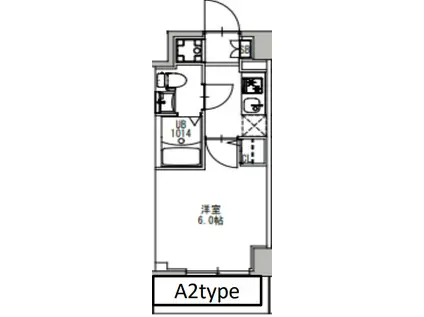 エスレジデンス妙蓮寺(1K/1階)の間取り写真
