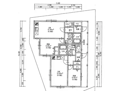 白幡上町AP(1LDK/1階)の間取り写真