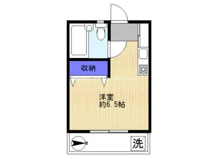 コーポ桜井(ワンルーム/1階)の間取り写真
