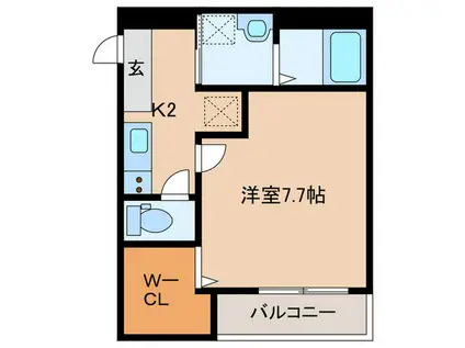 フジパレス池田天神ウエスト(1K/3階)の間取り写真