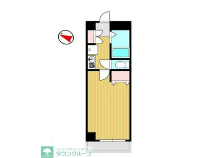 JLBグランエクリュ(1K/3階)の間取り写真