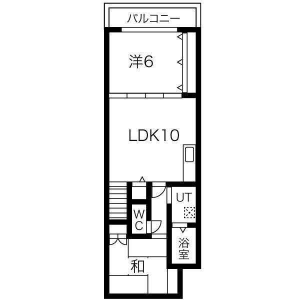 グリーンコートII番館(2LDK/2階)の間取り写真