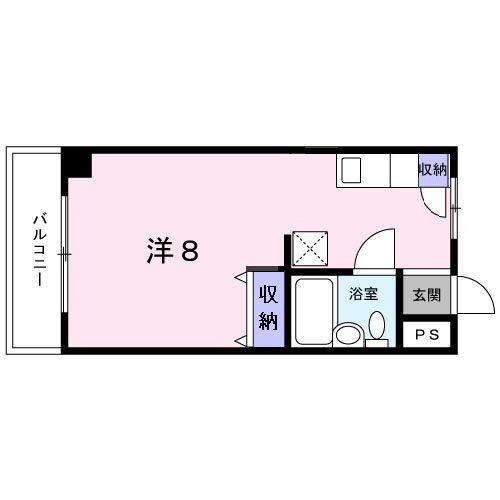 サンヴェルデ太田(1K/2階)の間取り写真