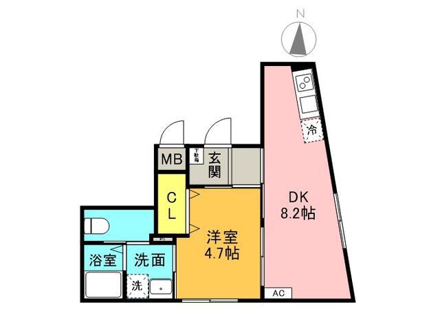 HALE OTSUKA(1LDK/5階)の間取り写真