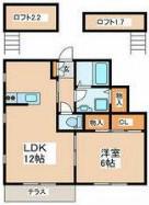 サンモールヒルズ北烏山(1LDK/1階)の間取り写真