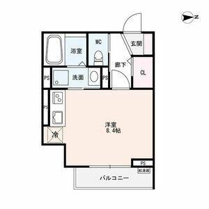 アーバン・ベース(ワンルーム/3階)の間取り写真