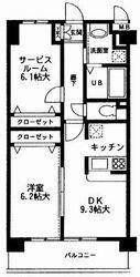 FORTRESS南長崎(1SDK/4階)の間取り写真