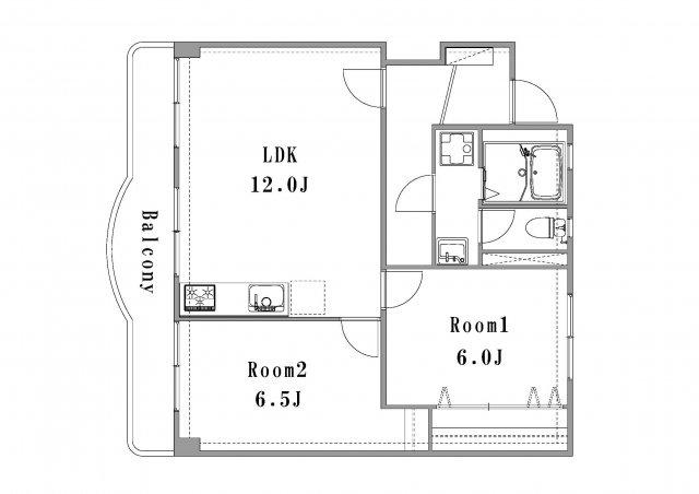 MAISON M(2LDK/3階)の間取り写真