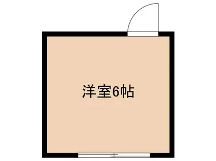 さくらハイツ(ワンルーム/2階)の間取り写真