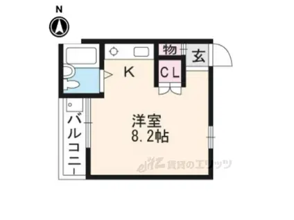 ハイツ MATSUNAMI(ワンルーム/1階)の間取り写真