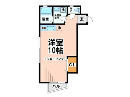 コーポICHIYOSHI(ワンルーム/2階)の間取り写真