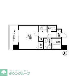 エコロジー栄レジデンス(1K/10階)の間取り写真