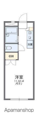 レオパレスANNEX新川崎(1K/2階)の間取り写真