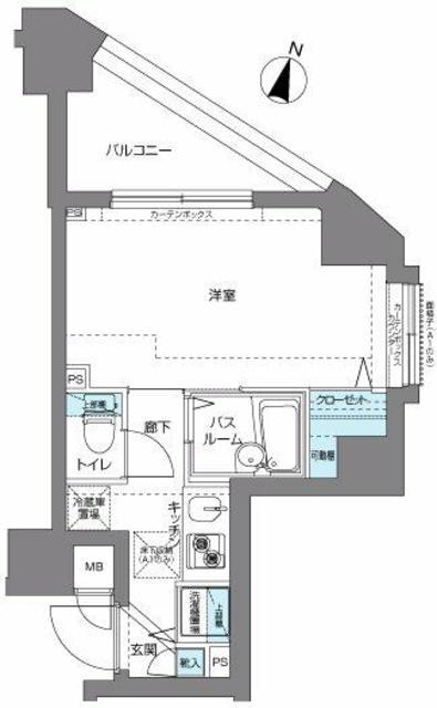 フェニックス練馬弐番館(1K/7階)の間取り写真