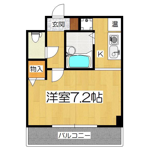 ARBLEII(1K/2階)の間取り写真