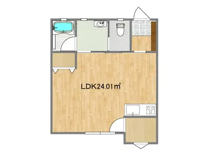 セレーナ(ワンルーム/1階)の間取り写真