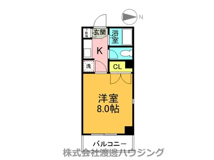 ハシモトエージェンシービル(1K/6階)の間取り写真