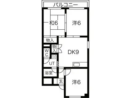 シティアーク新栄(3DK/10階)の間取り写真