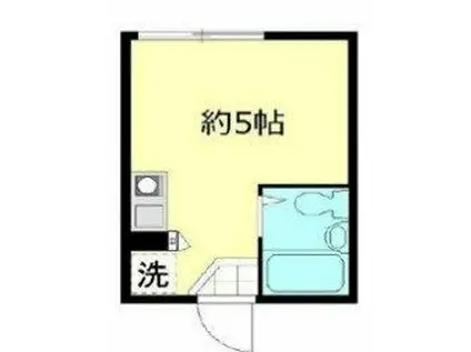 SUNRISE東尾久(ワンルーム/3階)の間取り写真