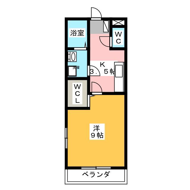 PATIO FUENTE(1K/3階)の間取り写真