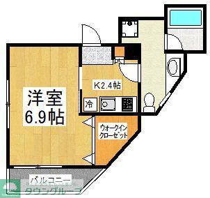 ANNEX HIT BIT(1K/4階)の間取り写真