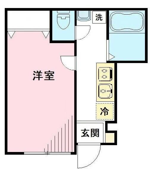 アルトゥーラ(1K/1階)の間取り写真
